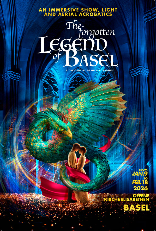Poster for the show in Basel, January and February 2026